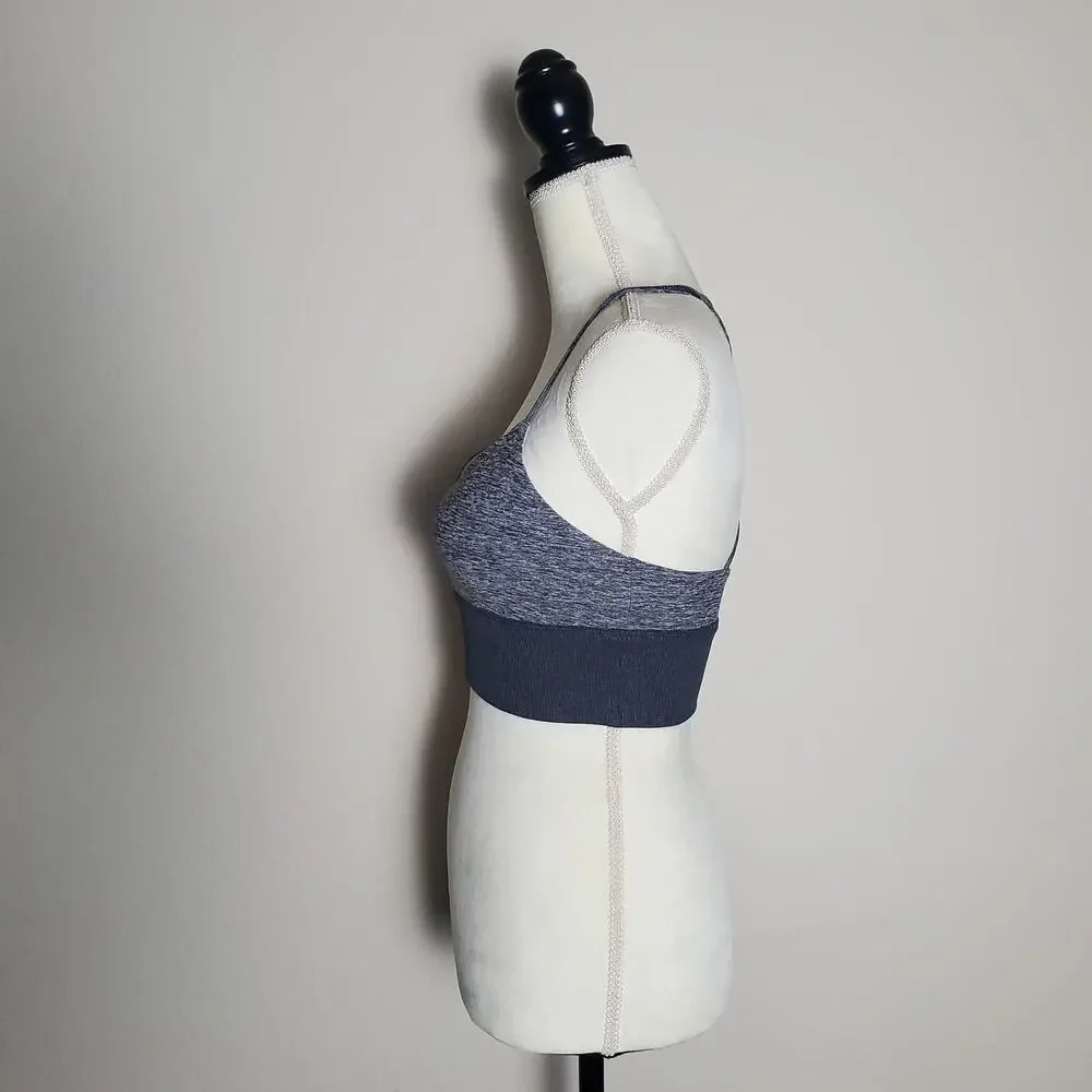 Alo Lush Heathered Gray Bra XS